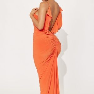 Orange Formal Dress